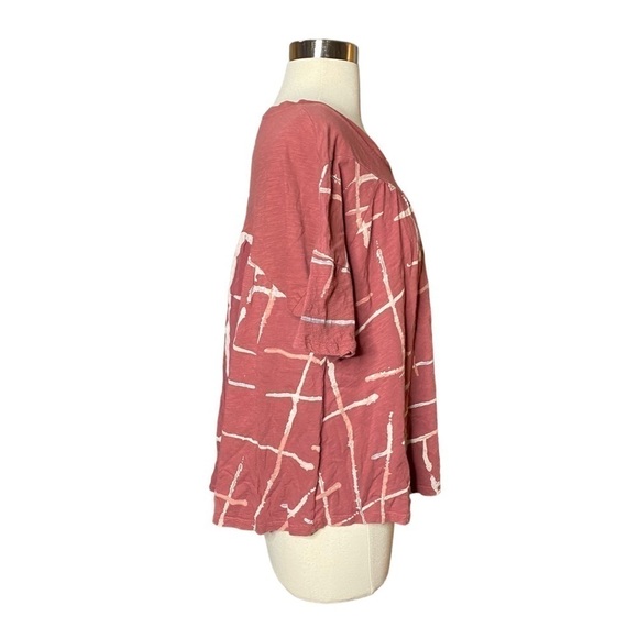 Anthropologie Akemi + Kin Light Streaks Swing Top - Picture 3 of 6